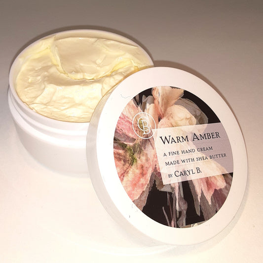 Hand Cream With Shea Butter Warm Amber Fragrance