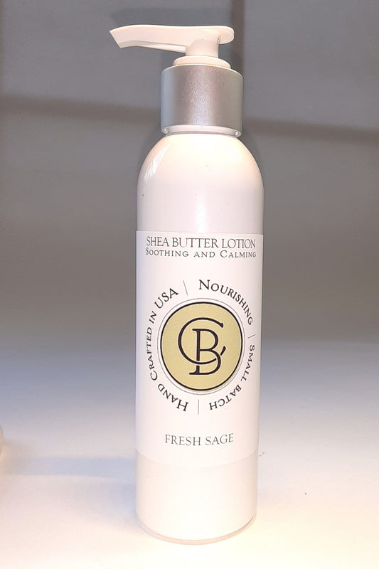 Body Lotion with Shea Butter - Fresh Sage Fragrance