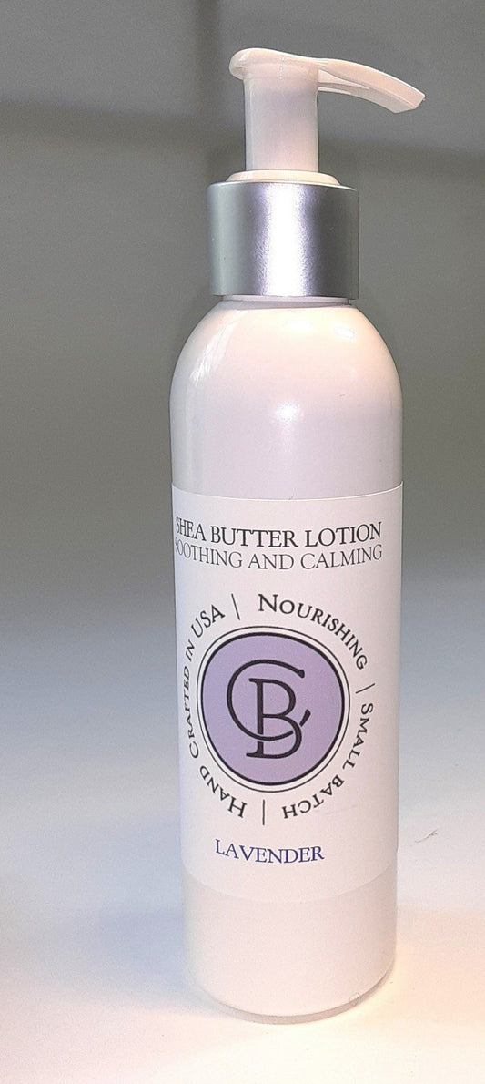Small Batch Natural Body Lotion with Shea Butter - Lavender Fragrance