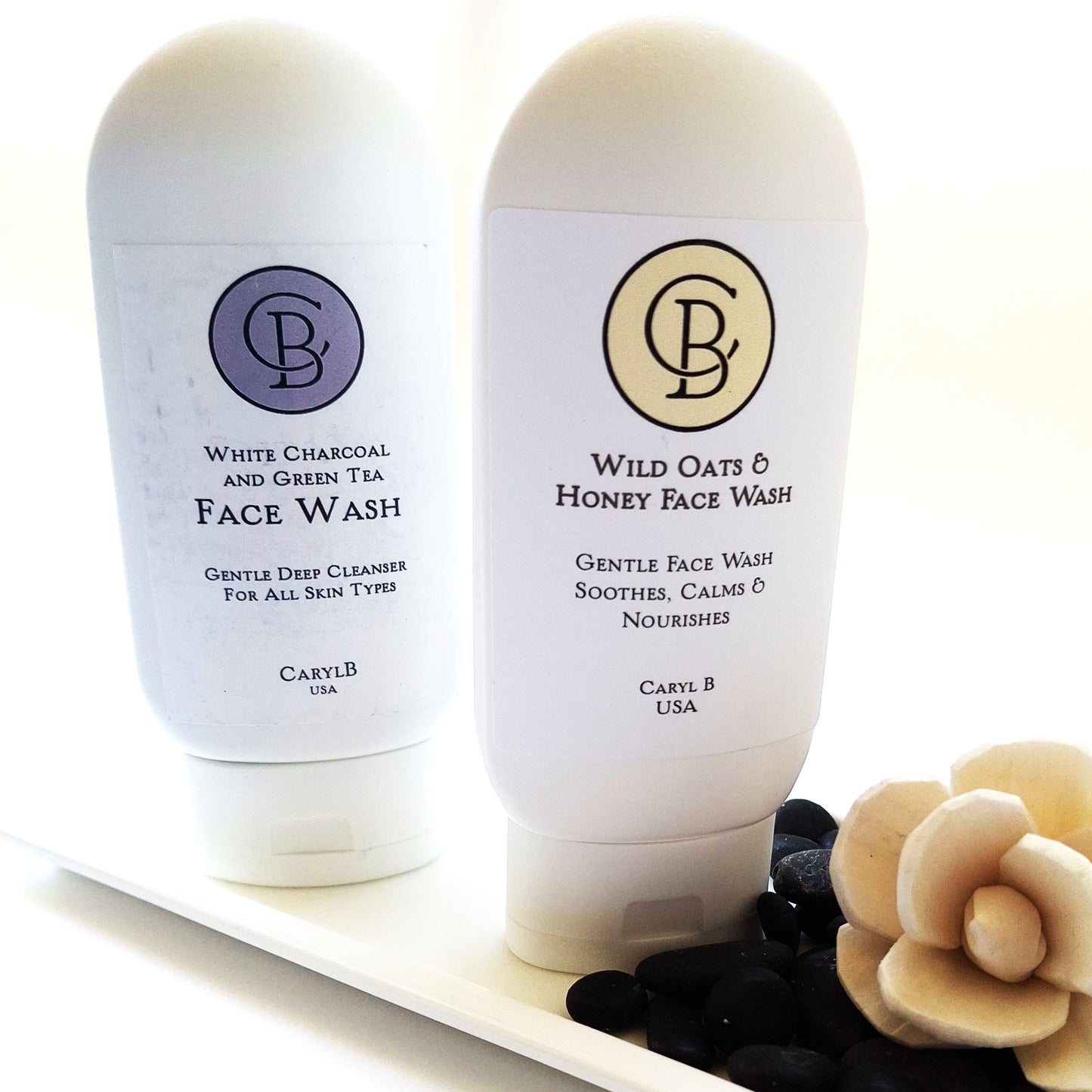 Face Cleanser Green Tea and White Charcoal