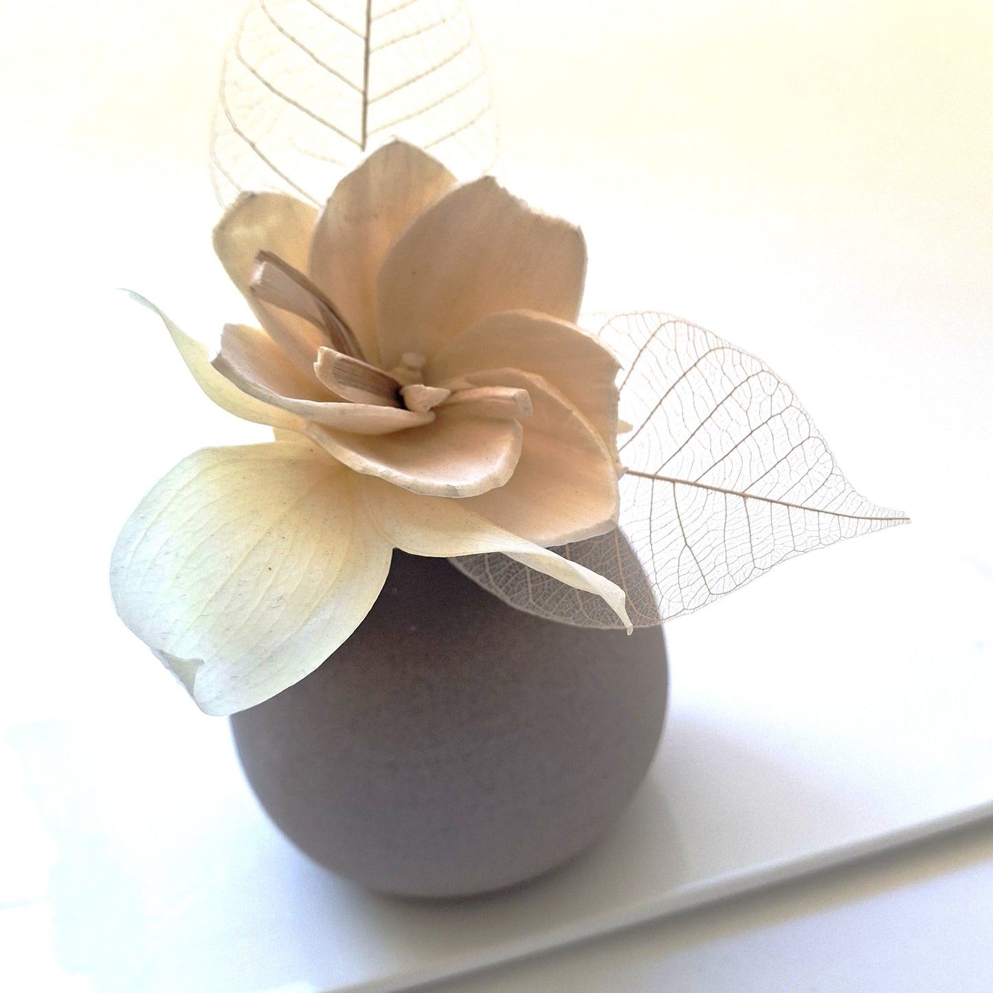 Fragrance Flower Gift with Vase and Fragrance Oil
