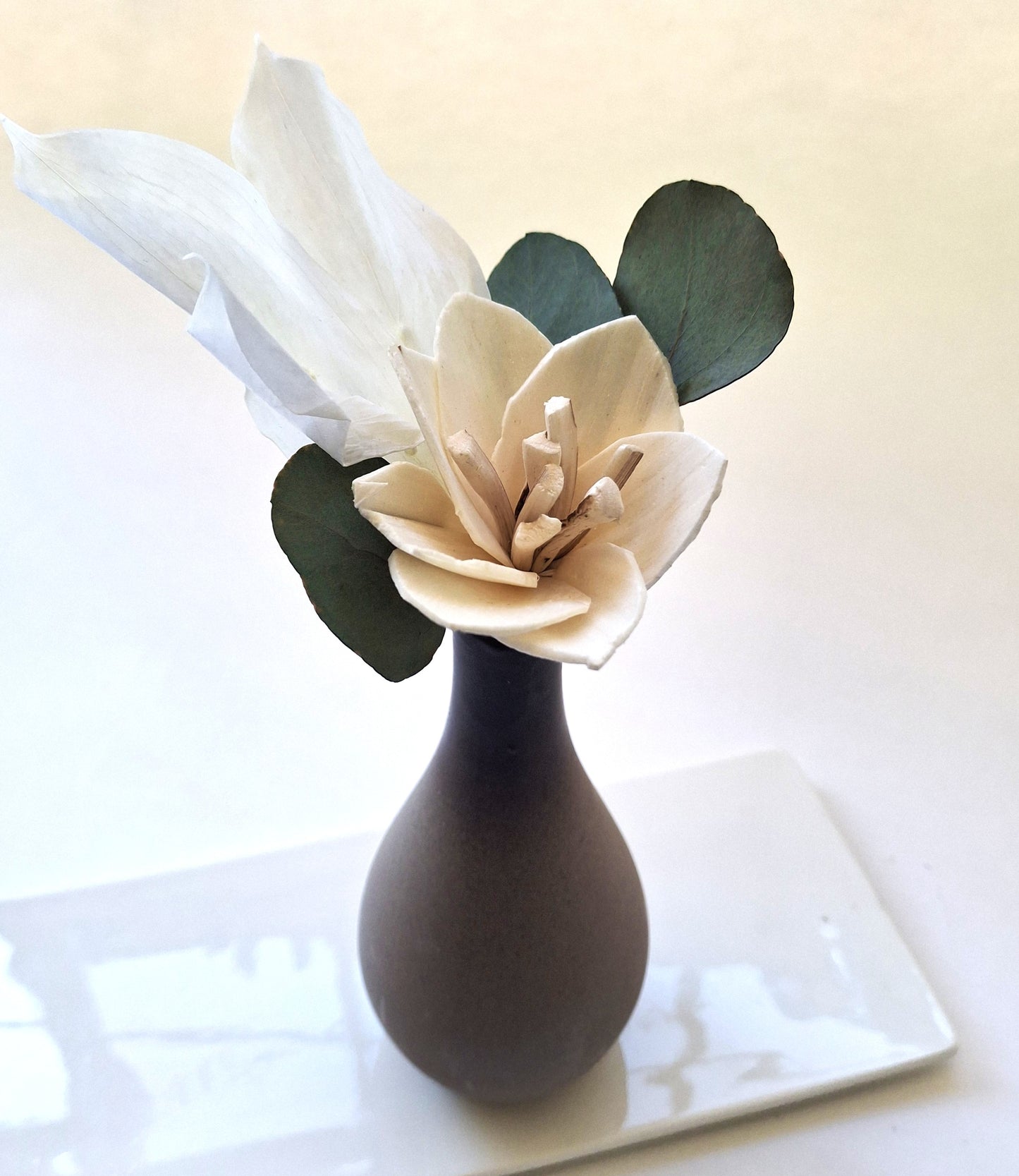 Fragrance Flower Gift with Vase and Fragrance Oil