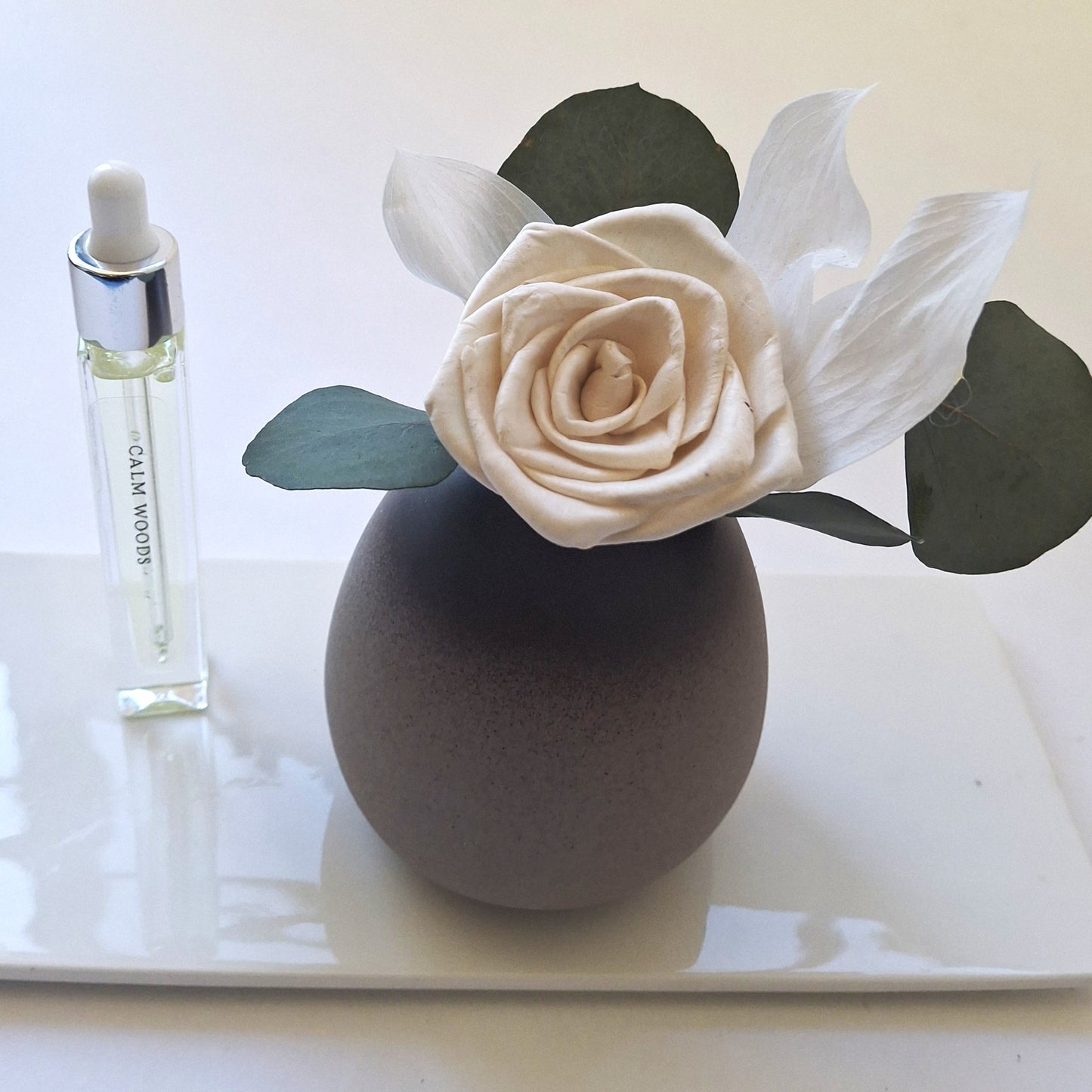 Fragrance Flower Gift with Vase and Fragrance Oil