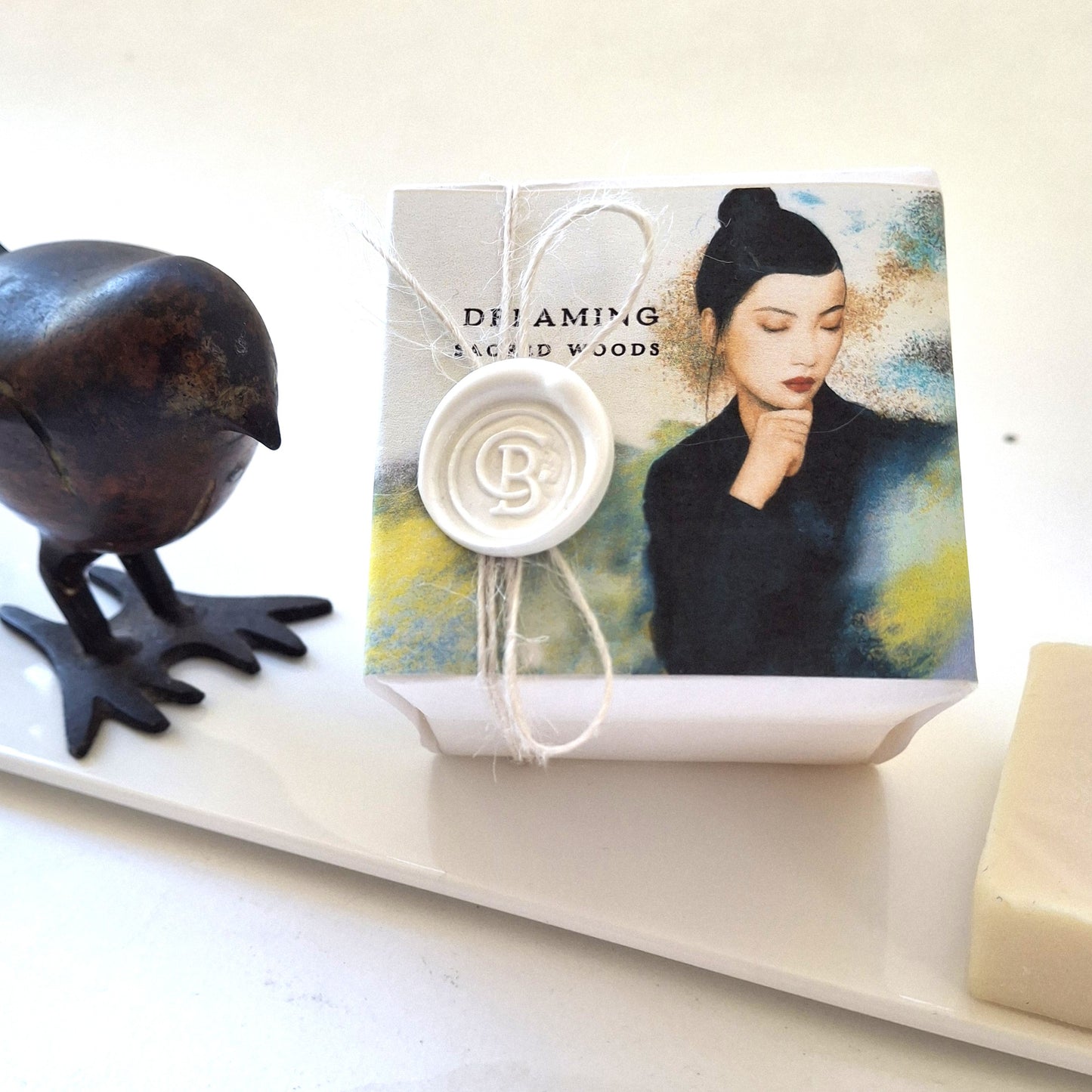 Double Soap Bar Set Glycerin and Goat Milk Sacred Woods Fragrance