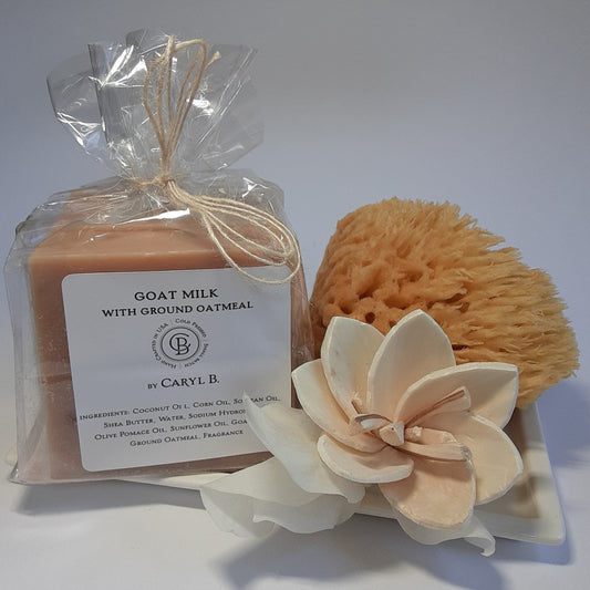 Soap with Goat Milk & Ground Oatmeal Set of Three
