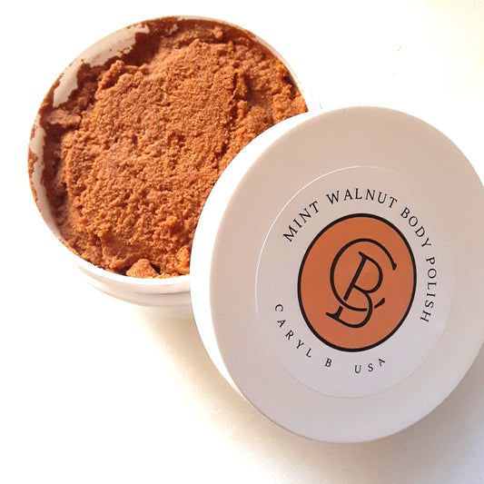 Mint Walnut Body Polish With AHA