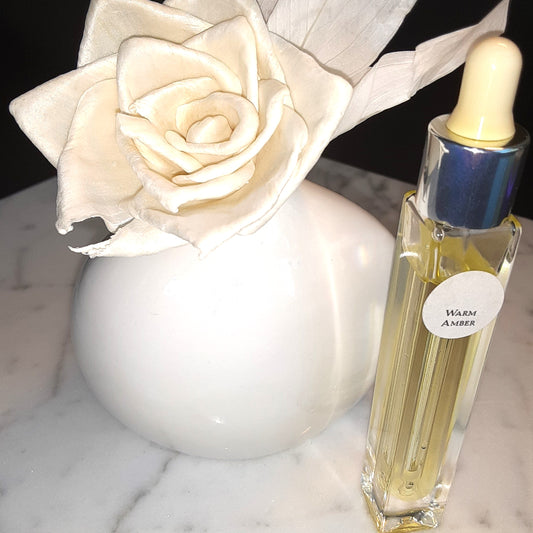 Boxed Gift Set With Vase, Flower, Fragrance Oil