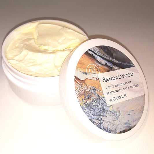 Hand Cream With Shea Butter Sandalwood Fragrance