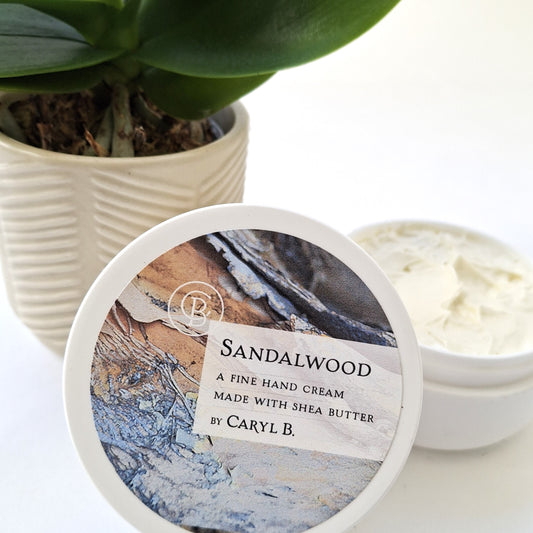 Hand Cream With Shea Butter Sandalwood Fragrance