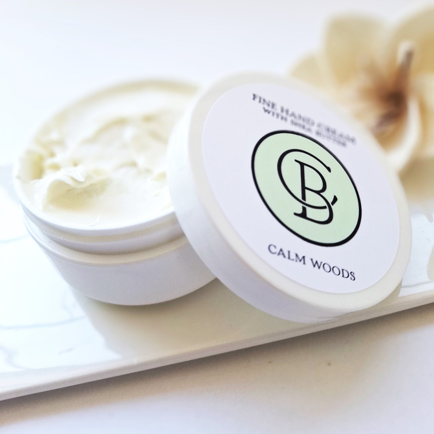 Hand Cream with Shea Butter -  Calm Woods Fragrance