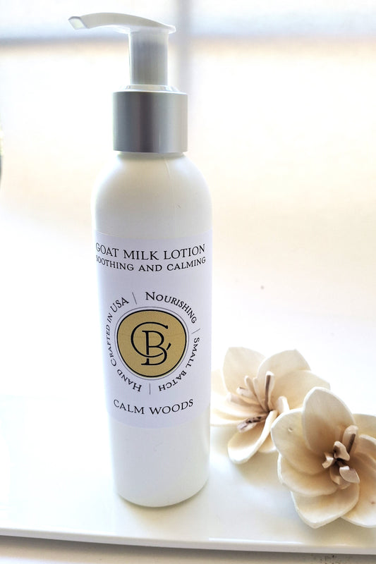 Body Lotion with Goat Milk -  Calm Woods Fragrance