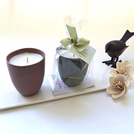 Candles With Hand Poured Soy Wax in Ceramic Containers