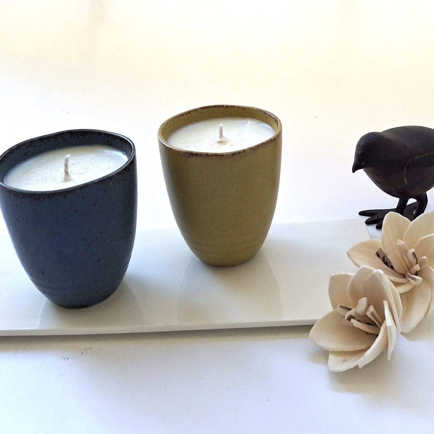 Candles With Hand Poured Soy Wax in Ceramic Containers