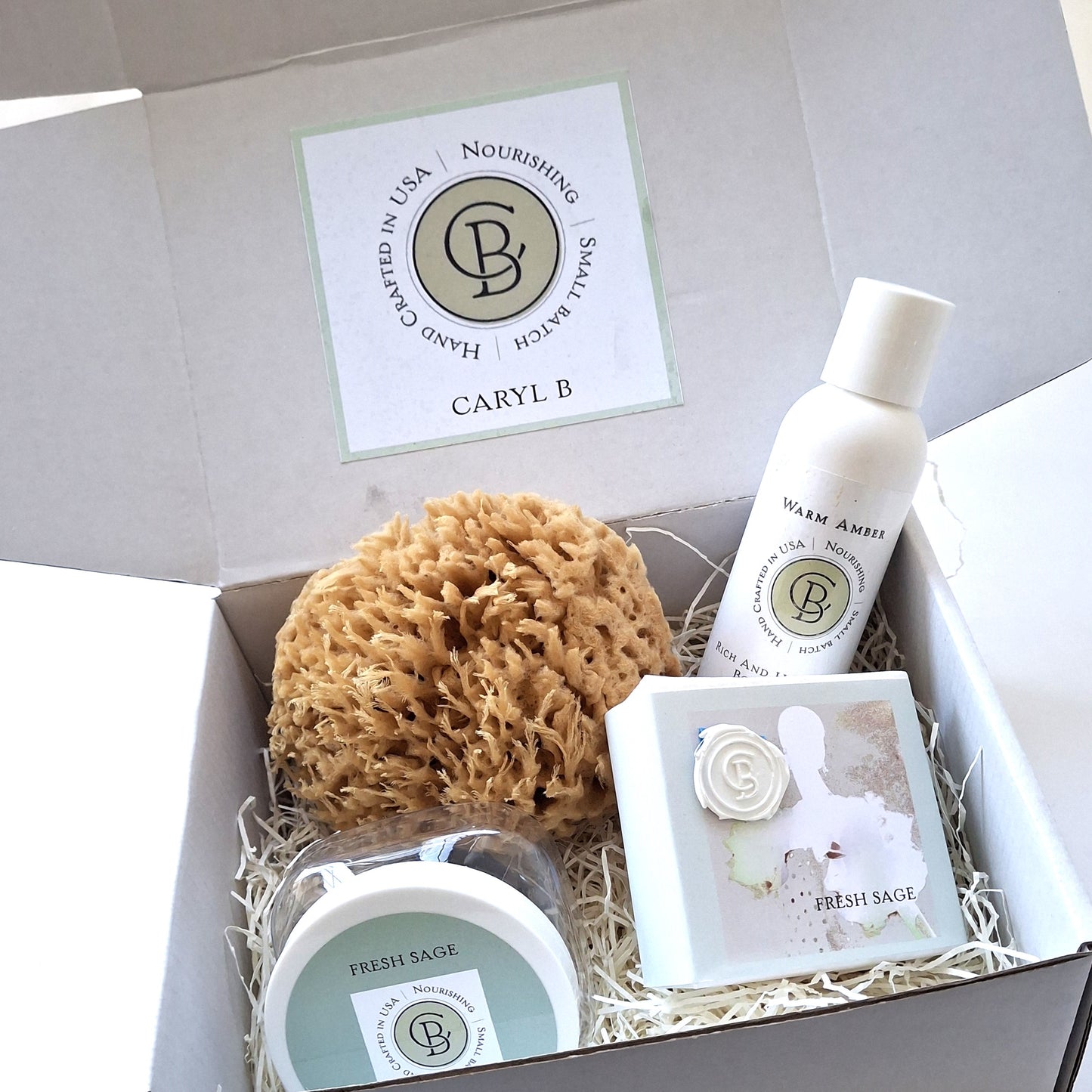 Gift Box Offering Luxury Items For the Bath