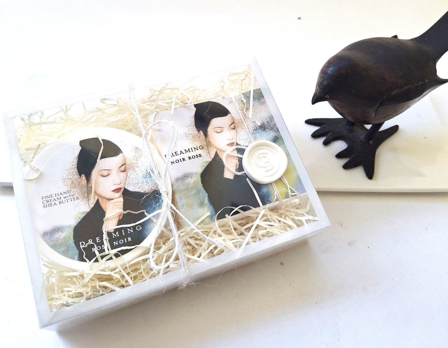 Gift Set Soap and Hand Cream Noir Rose Fragrance