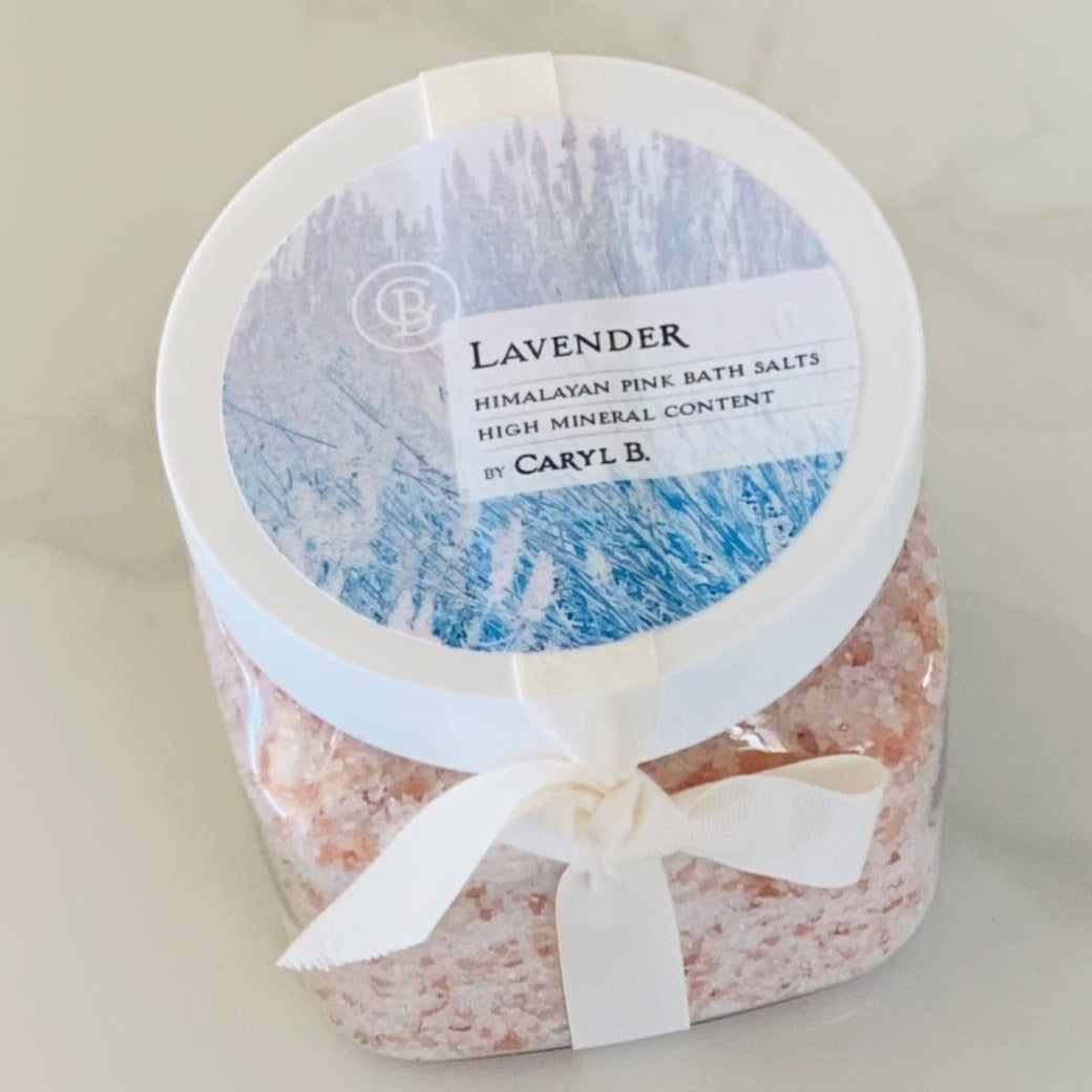 Himalayan Pink & Dead Sea Bath Salts - Lavender Fragrance